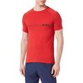 BOSS Herren T-Shirt RN Slim Fit Slim-Fit T-Shirt mit UV-Schutz von LSF 50+ Rot XXL