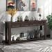 63" Solid Wood Console Table Elegant Chic Entryway Table Side Table