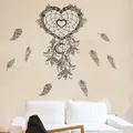 Dream Catcher Federn Wand Aufkleber Für Wohnzimmer Büro Schlafzimmer Dekoration Indischen Stil