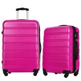 2 Piece Luggage Set, Carry-on Luggage Travel Set Hardside Expandable Luggage with Spinner Wheels & TSA Lock(20"24")
