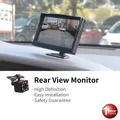 5 Inch Auto Monitor TFT LCD HD Digital 16:9 800*480 Bildschirm 2 Weg Video Eingang Bunte Für Reverse