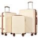 3 Piece Hardshell Luggage Sets Lightweight Suitcase with Spinner Wheels