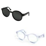 CSCHome 2PCS Cat Dog Sunglasses Pet Glasses Round Metal Cat Classic Vintage Sunglasses