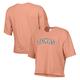 "Champion Orange Texas Longhorns Vintage Wash Boxy Crop T-shirt pour femme"