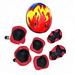 7Pcs/Set Kids Helmet Adjustable for Kids Ages 3-8 Years Old Boys Girls Toddler Helmet with Protective Sports Gear Set Knee Elbow Pads Wrist Guards for Cycling Skateboard Scooter