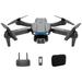 WLR/C 4K Dual HD Camera FPV 2.4GHz 4CH RC Quadcopter with Battery (Black)