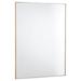11-3040-21-Quorum Lighting-Rectangular Mirror-40 Inches Tall and 30 Inches Wide-Gold Finish