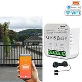 Fule Smart Garage Door Opener WiFi Remote Control and Voice Control with Smart Life