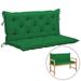 Aibecy Garden Bench Cushion Green 47.2 Oxford Fabric