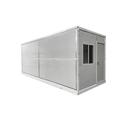 20 x 8 x 8 ft Outdoor Storage Shed Tiny House Mobile Office Shelter Pop up House Modular Home - for Store Patio Furniture Anti-Corrosion Insulated Steel Storage House with Lockable Door and Window