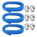 Rustproof Corrugated Pool Drain Hose - Corrosion Resistant - Leakproof - Simple Installation - Swimming Pool Pump Pipes - with Hose Clamps - Set - Pool Supplies - 1 Set