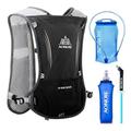 AONIJIE 5L Running Hydration Vest Backpack with 500ml BPA Free Soft Flask and 1.5L Water Bladder