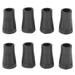 8 Pcs Replacement Rubber Tips End for Hiking Stick Walking Trekking Poles 4cm