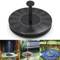 AMGRA Solar Bird Bath Water Fountain Pump Free Standing 1.4W Floating Outdoor Fountain Pump for Garden and Patio