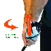 Anti-Flip StickÂ® Wristband | Golf Swing Training Aid for Better Impact Position | Golf Chipping Training Aid