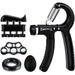 Hand trainer Adjustable hand muscle trainer grip strength trainer forearm grip training set dumbbell forearm trainer Training equipment for at home