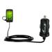 Gomadic Intelligent Compact Car / Auto DC Charger suitable for the Blackberry Torch 9850 - 2A / 10W power at half the size. Uses Gomadic TipExchange T