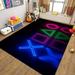 Gamer Controller Area Rug Non Slip Colorful Gaming Rugs Printed Gamepad Play Carpet For Gamer Boys Teen Bedroom Living Room Playroom Decor 5 x 7
