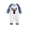 Christmas Family Pajamas Matching Sets Christmas Print Family European And American Pajamas Parent-child Suit Baby Family Pajamas Matching Sets