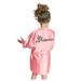 Footed Pajamas Girl Toddler Baby Kids Girls Solid Silk Satin Kimono Robes Bathrobe Sleepwear Pajamas 4t Silk Pajamas