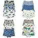 B&Q Toddler Boys 12-Pack Cotton Boxer Briefs - Sizes 4T 5T 6T 7T 8T | Stylish and High-Quality Choice