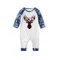 Christmas Family Pajamas Matching Sets Christmas Print Family European And American Pajamas Parent-child Suit Baby Family Pajamas Matching Sets