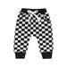 Nituyy Toddler Baby Boy Shorts Summer Checkerboard Plaid Print Cotton Shorts Casual Elastic Waist Jogger Shorts Pants