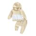 Nituyy Baby Boy Winter Clothes Long Sleeve Hoodie Sweatshirt Top Drawstring Pants Sweatsuit Little Boy Outfit