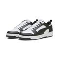 Sneaker PUMA "Rebound V6 Low Sneakers Erwachsene" Gr. 46, schwarz-weiß (white black) Schuhe Puma