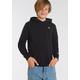 Sweatshirt CHAMPION "Basic Hooded - für Kinder" Gr. S (128/134), schwarz Kinder Sweatshirts Hoodies