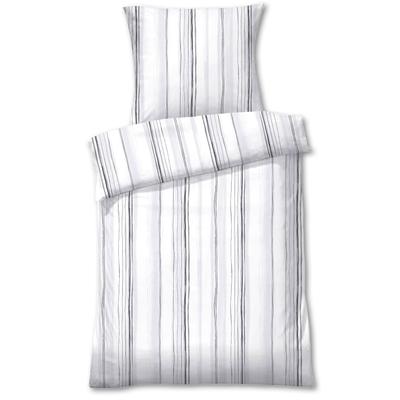 Bettwäsche DYCKHOFF "Lola", silber, B/L: 135cm x 200cm, , Frottee, B/L: 80cm x 80cm, Frottee, Obermaterial: 75% Baumwolle, 25% Polyester, Bettwäsche, aus Weichfrottier Image