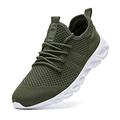 Mens Running Shoes Trainers Walking Tennis Sport Shoes Ligthweight Gym Fitness Jogging Casual Shoes Fashion Sneakers for Men Green 8