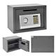 Drop Slot Safe, Deluxe Safe Box, Full Digital Keypad Lock Safe Box with Two Keys & 2 Locking Bolts, Security Steel Money Safe, Door 4MM Thick, for Home, Office, Hotel, 0.56 Cubic Feet, Black