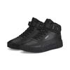Sneaker PUMA "Carina 2.0 Mid Winter Sneakers Damen", Gr. 40, schwarz (schwarz schwarz shadow gray), Obermaterial: Leder; Futter: Synthetik; Innensohle: Textil; Laufsohle: Gummi, Schuhe
