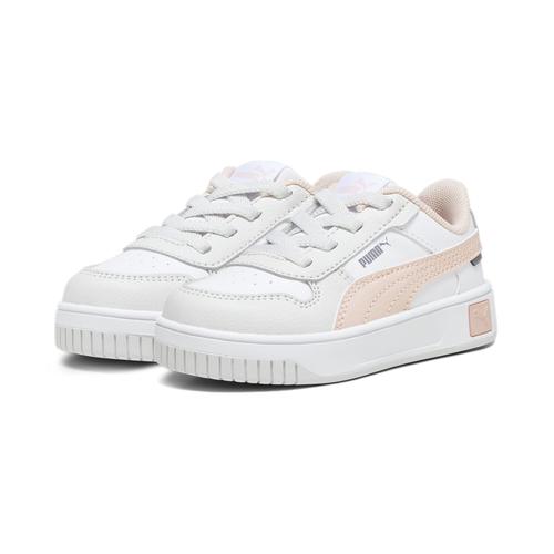 „Sneaker PUMA „“Carina Street Sneakers Mädchen““ Gr. 22, bunt (white rose dust feather gray pink) Kinder Schuhe Sneaker“