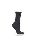 1 Pair Black Soft Merino Wool Socks Ladies 5.5-6.5 Ladies - Falke