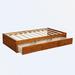Red Barrel Studio® Kutsi 14.1" Solid Wood Platform Bed Wood in Brown | 14.1 H x 41.8 W x 77.9 D in | Wayfair 4953425E88C74866903648360D510998