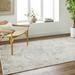 Nevra 7'10" x 10' Traditional Pale Slate/Light Gray/Light Silver/Metallic Silver/Cream/Light Beige/Medium Gray/Charcoal/Amber/Peach/Mustard Area Rug - Hauteloom