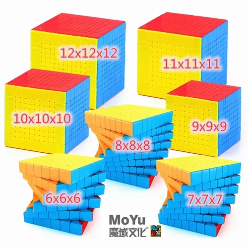 MoYu Magic cube puzzle toys zauberwürfel 6x6 7x7 8x8 9x9 10x10 11x11 12x12x12 Puzzle spielzeug Cubo