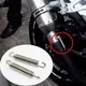 2 Stück 68mm Universal Motorrad Auspuff Schall dämpfer Montage Feder lenker Rohre Edelstahl drehbare