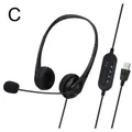 3 5mm Wired Kopfhörer Universal USB Tablet Headset Mit Noise Cancelling Mikrofon Für PC Laptop