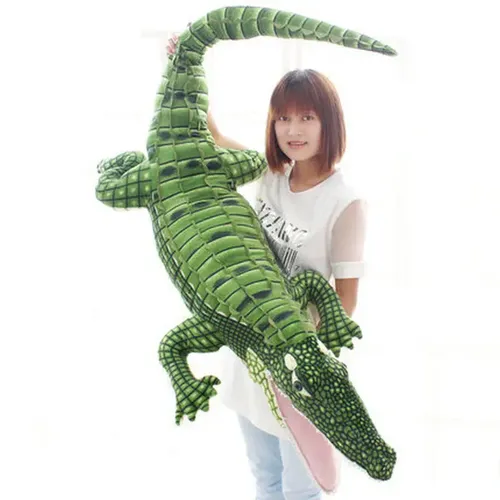 105-195cm Riesen Stofftier Real Life Alligator Plüsch tier Simulation Krokodil puppen Kawaii Kissen