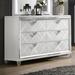 Bel Air Glam 64-inch Wide Wood 6-Drawer Dresser by Furniture of America