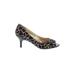 Bandolino Heels: Pumps Stilleto Cocktail Party Black Shoes - Women's Size 6 1/2 - Peep Toe