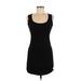 Madewell x Monogram Casual Dress - Bodycon: Black Solid Dresses - Women's Size Small