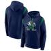 Men's Fanatics Branded Navy Notre Dame Fighting Irish Gym Rat Pullover Hoodie