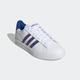 Sneaker ADIDAS SPORTSWEAR "GRAND COURT 2.0" Gr. 38, weiß (cloud white, cloud royal blue) Schuhe Sneaker Design auf den Spuren des adidas Superstar