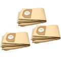 vhbw 30 Paper Dust Bags compatible with AquaVac S 600 S 610, S 612, S 620 S 760, S 790, X 600 Vacuum Cleaner, brown