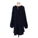 Elizabeth and James Casual Dress - Popover: Blue Dresses - Women's Size Small