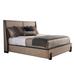 Lexington Zanzibar Barcelona Bed Wood & /Upholstered/Polyester in Black | 56 H x 86 W x 90 D in | Wayfair 01-0417-144C